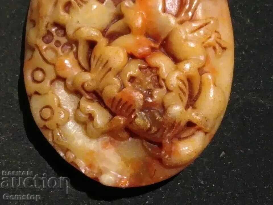 Auction 229.55k natural jade amulet butterfly Auction 229.55k natural jade amulet butterfly