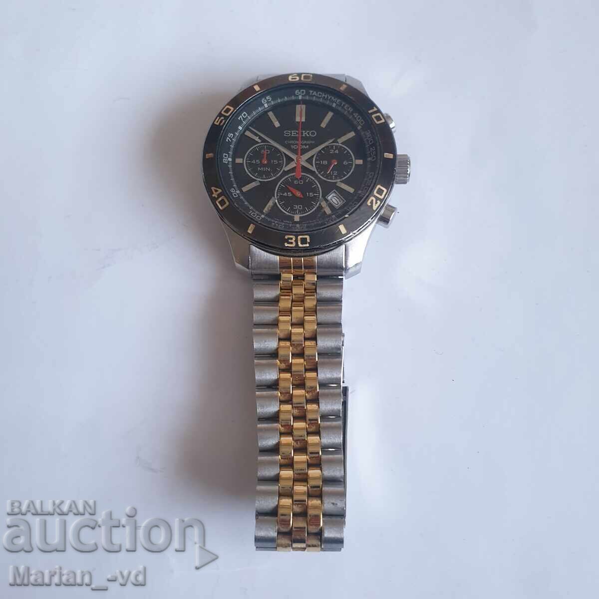 Auction  Seiko Chronograph 6T63-00E0