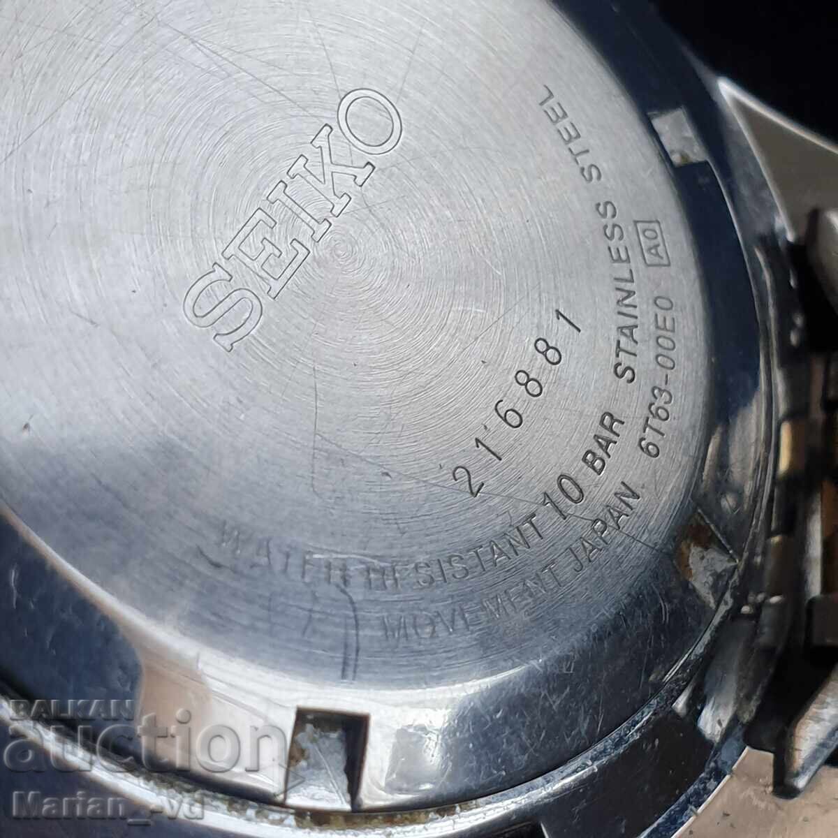 Seiko Chronograph 6T63-00E0 - 6