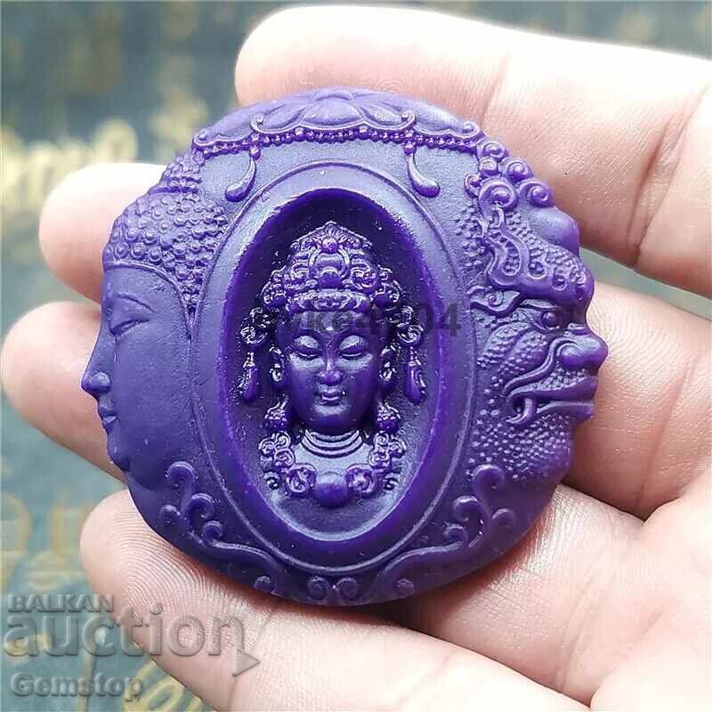 155.00 pcs natural jade Buddha pendant with price 85.00 BGN | € 43.46