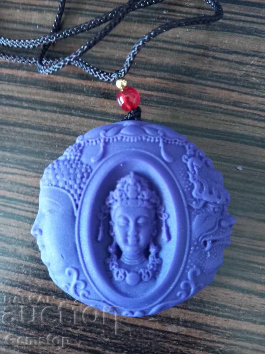 Auction  155.00 pcs natural jade Buddha pendant