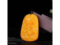 144.70k natural jade dragon pendant