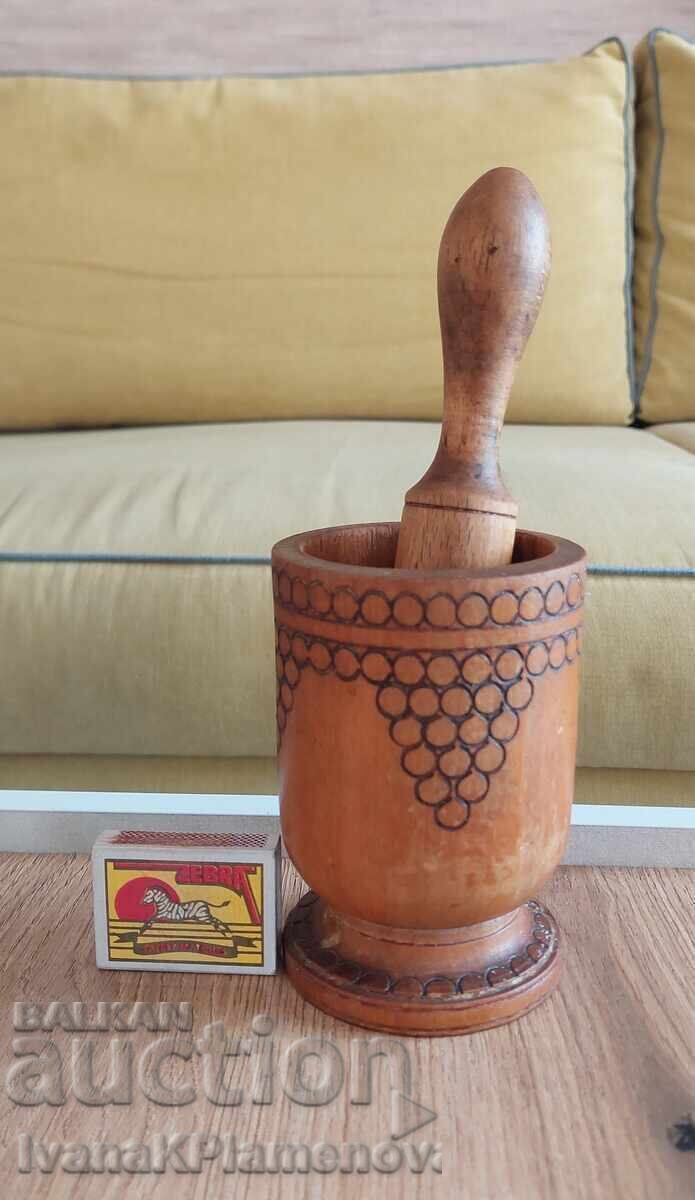 Mortar din lemn retro pentru colecționari - 7 Mortar din lemn retro pentru colecționari - 7