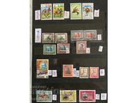 Lot of old stamps from Maldives and Jordan-1954 to 1983