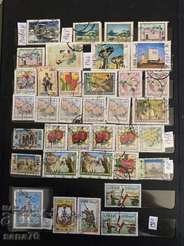 Licitație Lot de timbre vechi din Siria și Liban - 1925 până în 1983 - 93 buc Licitație Lot de timbre vechi din Siria și Liban - 1925 până în 1983 - 93 buc