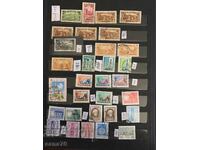 Lot of old stamps from Syria and Lebanon-1925 to 1983-93 pcs