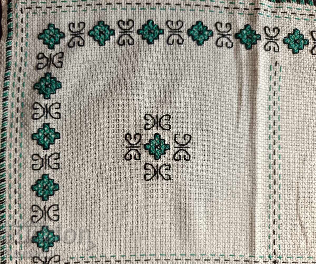 Hand embroidered linen panama plaid with price € 8.00 | 15.65 BGN Hand embroidered linen panama plaid with price € 8.00 | 15.65 BGN