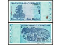 ❤️ ⭐ Zimbabwe 2009 1 dolar UNC Nou ⭐ ❤️