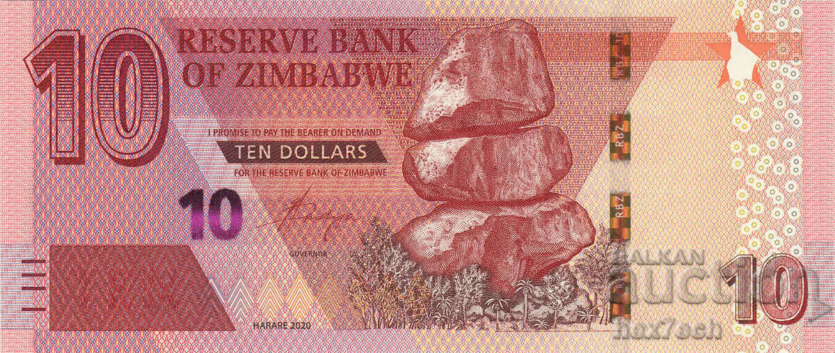 ❤️ ⭐ Zimbabwe 2020 $10 UNC new ⭐ ❤️ with price 3.99 BGN | € 2.04 ❤️ ⭐ Zimbabwe 2020 $10 UNC new ⭐ ❤️ with price 3.99 BGN | € 2.04