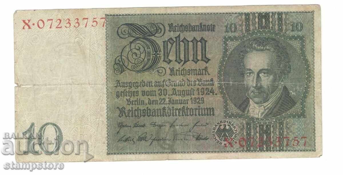 Germania - 10 Reichsmarks 1924