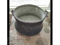 Μεγάλος χάλκινος λέβητας-20 l.