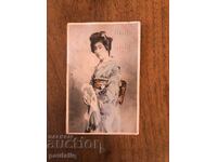 OLD GEISHA CARD 1914