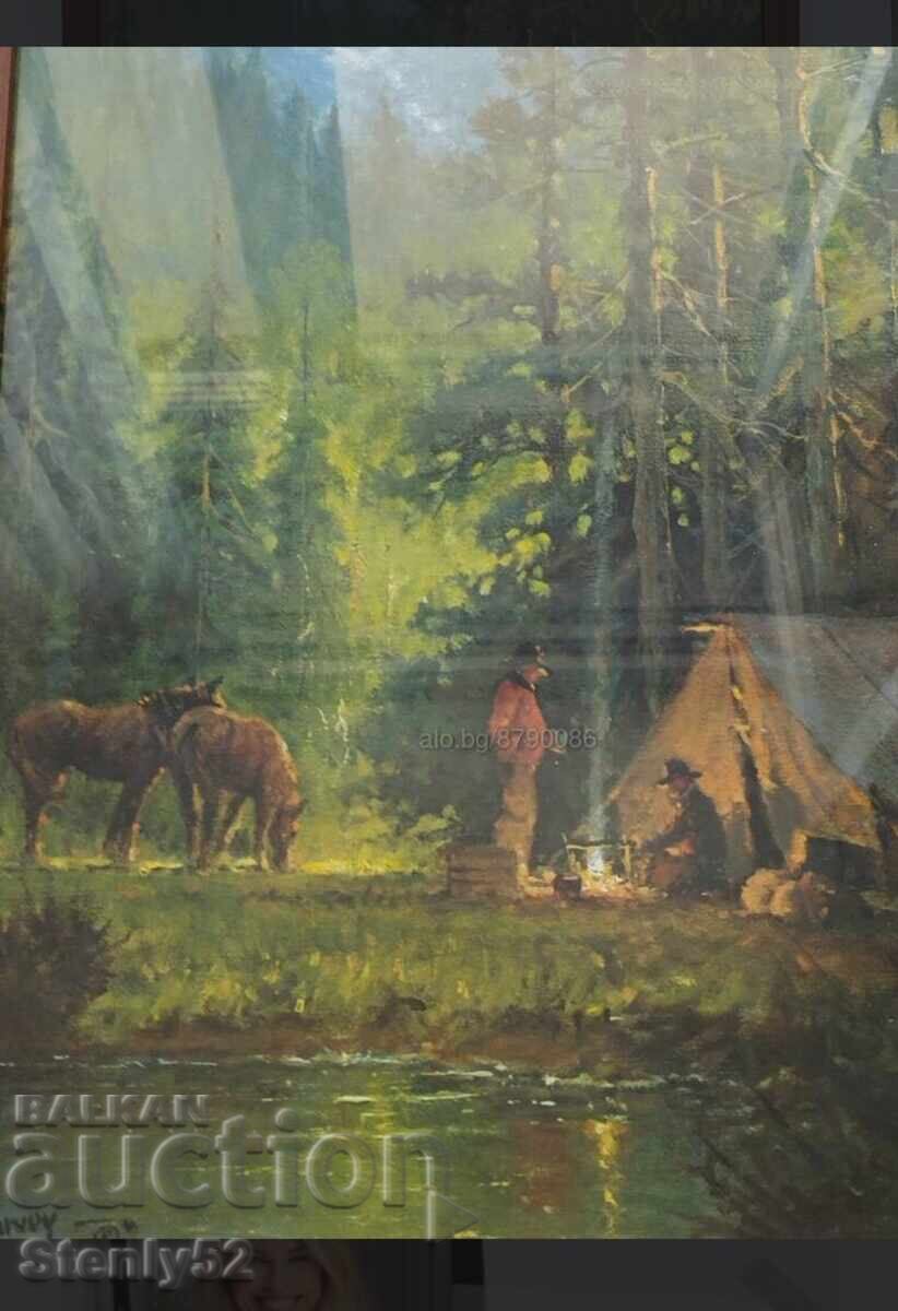 Delivery of Painting reproduction by G.Harvey US artist