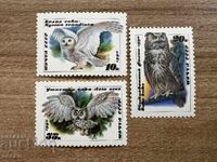 USSR - Owls (1990) MNH