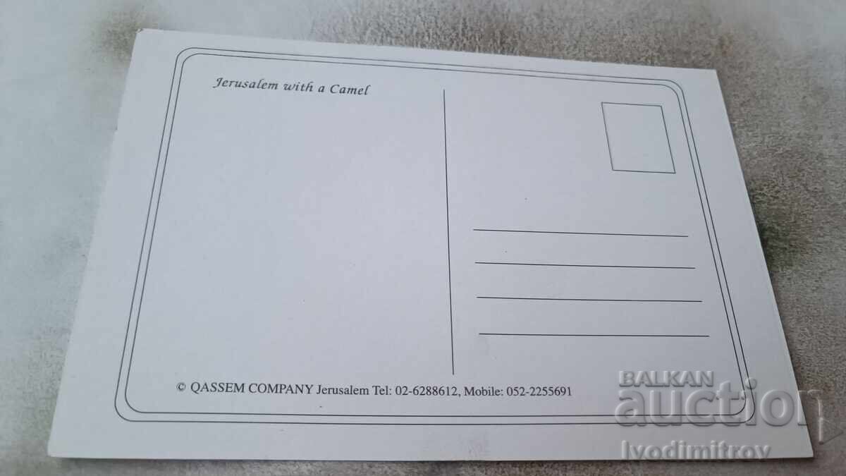 Postcard Jerusalem with a Camel with price 0.75 BGN | € 0.38 Postcard Jerusalem with a Camel with price 0.75 BGN | € 0.38
