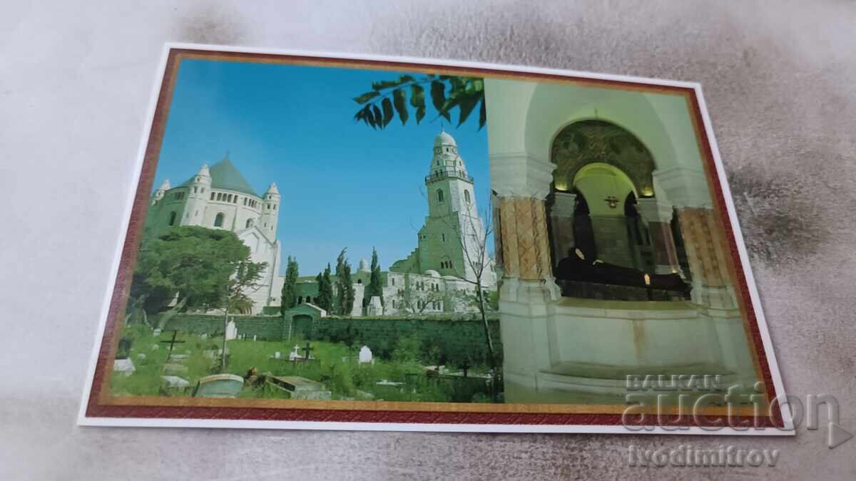 Postcard Jerusalem Mt Zion and Dormition Abbey