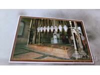 Postcard Jerusalem Holy Sepulcher Stone of Unction