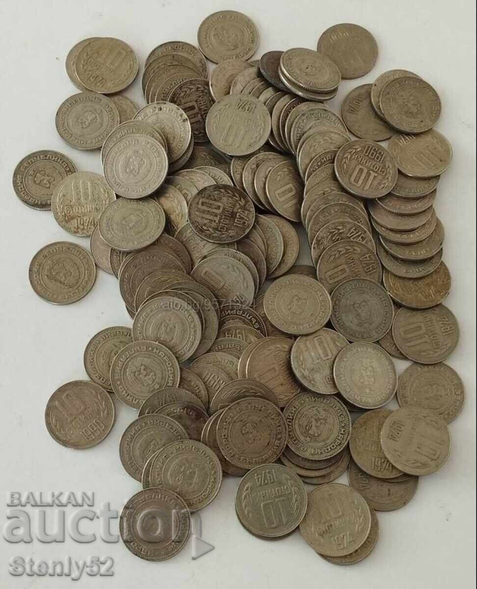Monede sociale BG de 10 cenți - 144 buc.