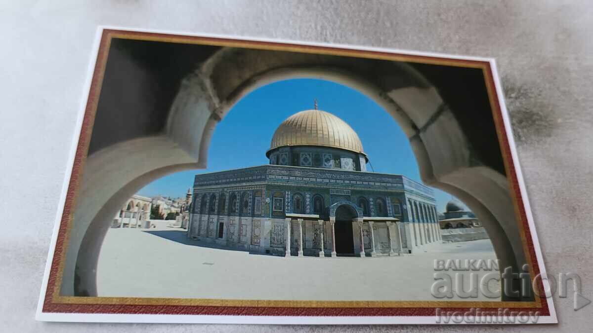 Postcard Jerusalem The Dome of the Rock