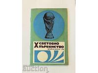 Program de fotbal Bulgaria la Cupa Mondială 1974