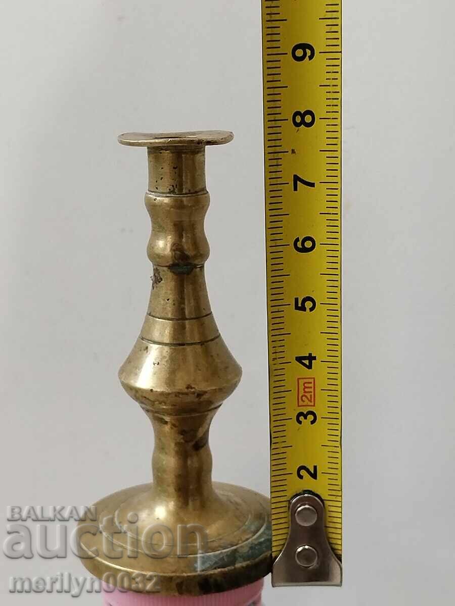 Old bronze candlestick minion candle with price 43.00 BGN | € 21.99 Old bronze candlestick minion candle with price 43.00 BGN | € 21.99