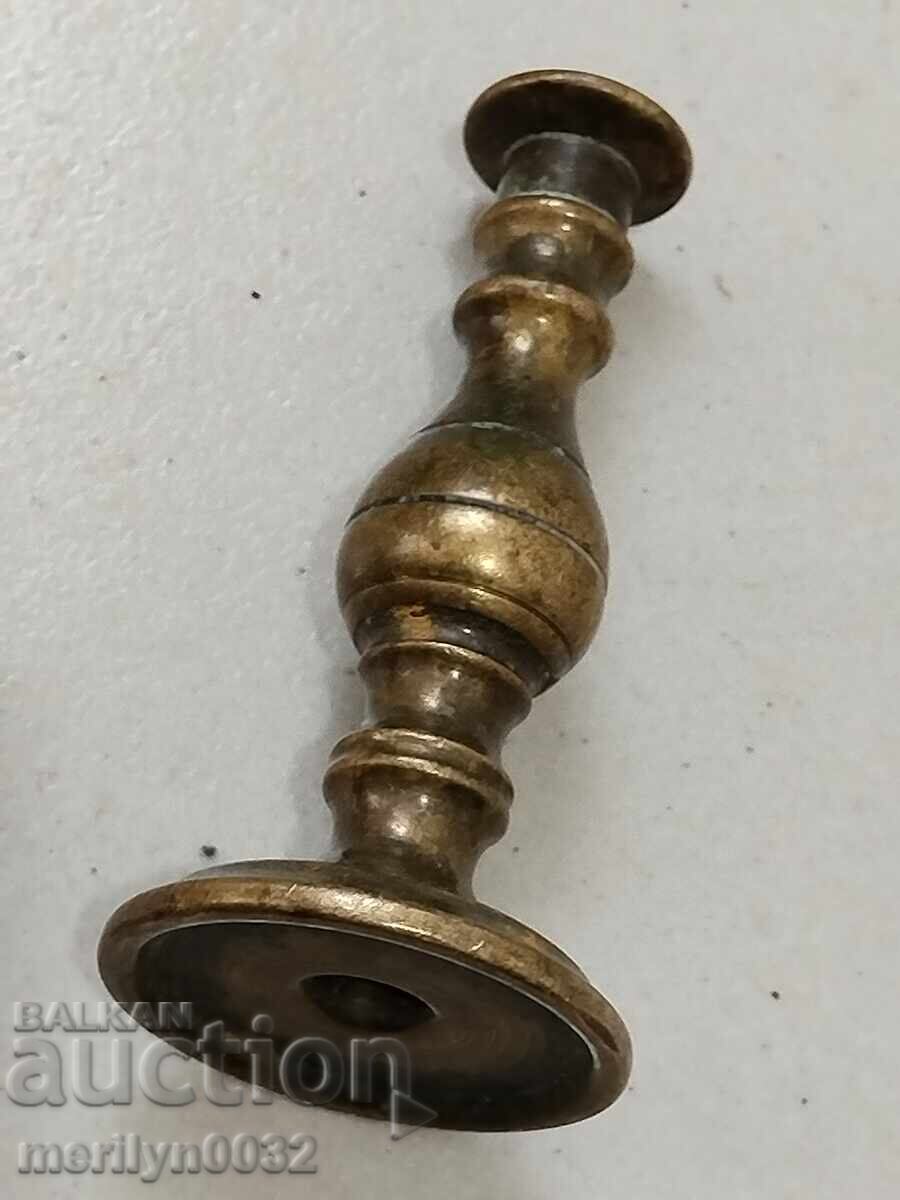 Old bronze candlestick minion candle with price 43.00 BGN | € 21.99 Old bronze candlestick minion candle with price 43.00 BGN | € 21.99