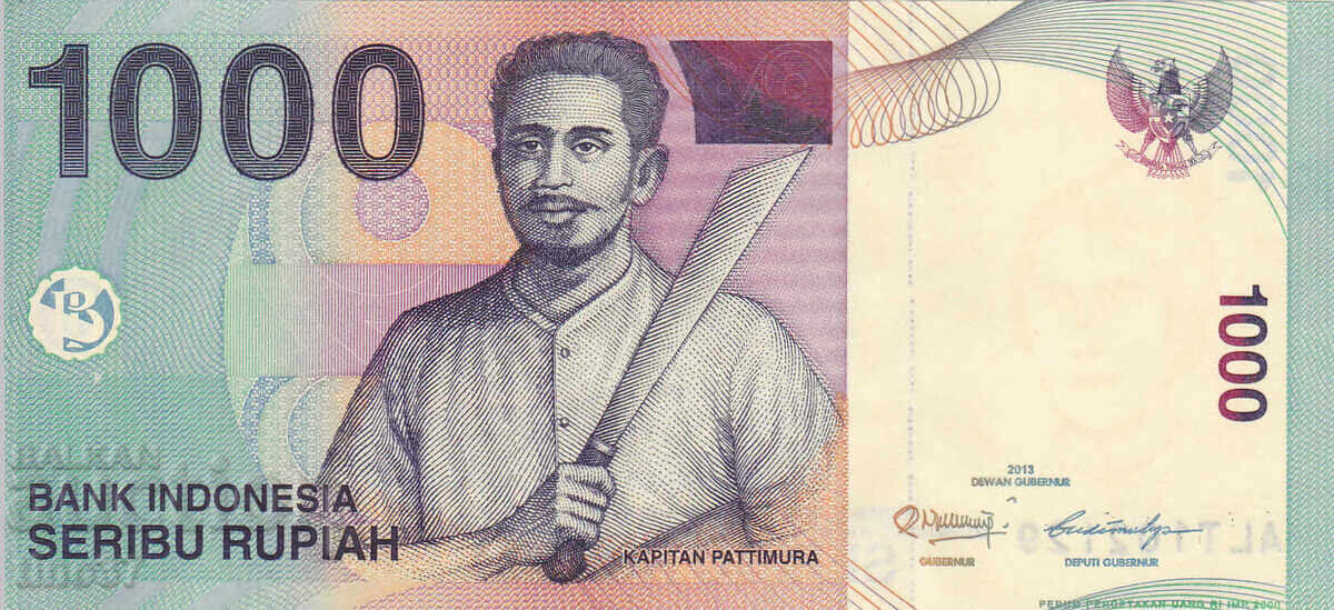 tino37- INDONESIA - 1000 RUPIAS - 2013 - UNC with price 1.00 BGN | € 0.51 tino37- INDONESIA - 1000 RUPIAS - 2013 - UNC with price 1.00 BGN | € 0.51