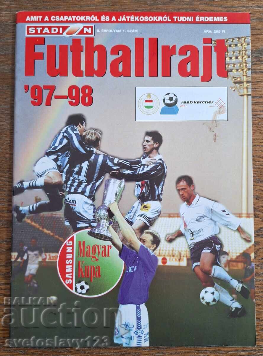 Hungary football league 97/98 teams topic sport match start