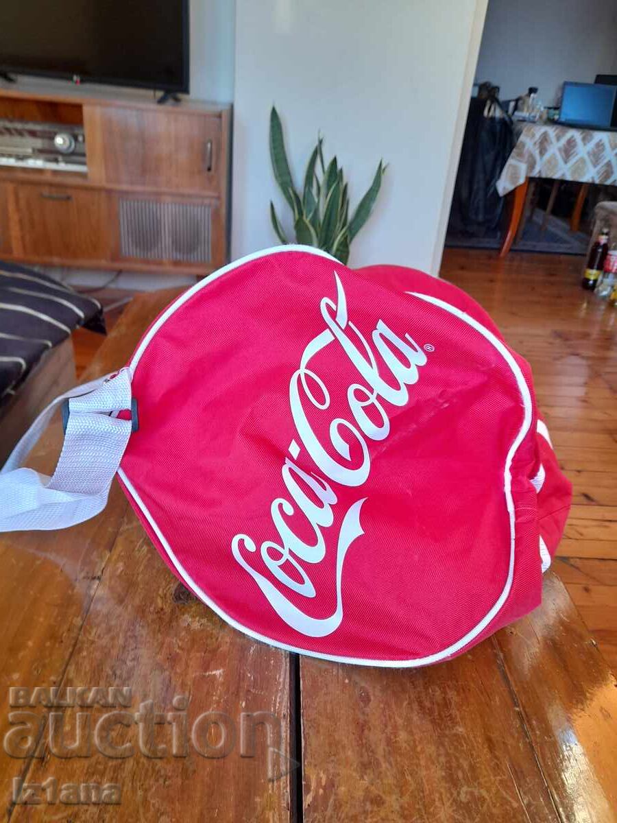 An old bag of Coca Cola, Coca Cola with price 55.00 BGN | € 28.12 An old bag of Coca Cola, Coca Cola with price 55.00 BGN | € 28.12