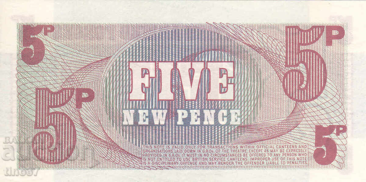 Licitație tino37- MAREA BRITANIE /B.A.F. 6 / - 5 PENCE - 1972- UNC Licitație tino37- MAREA BRITANIE /B.A.F. 6 / - 5 PENCE - 1972- UNC