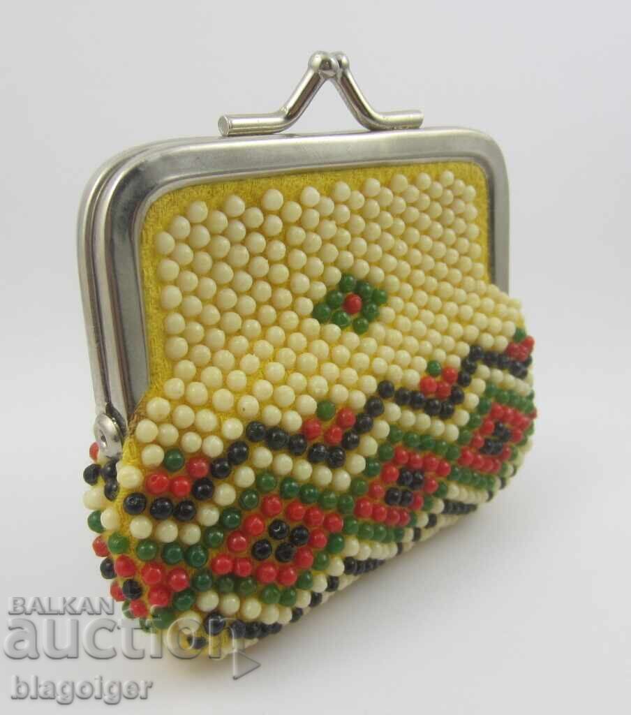 Auction Retro women's purse-Beads-Excellent Auction Retro women's purse-Beads-Excellent