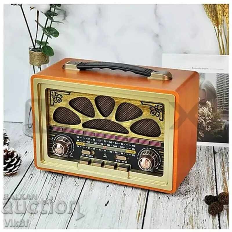 Retro radio with FM, AM and SW3, MP3, Bt - Meier M-2022 with price 48.50 BGN | € 24.80 Retro radio with FM, AM and SW3, MP3, Bt - Meier M-2022 with price 48.50 BGN | € 24.80