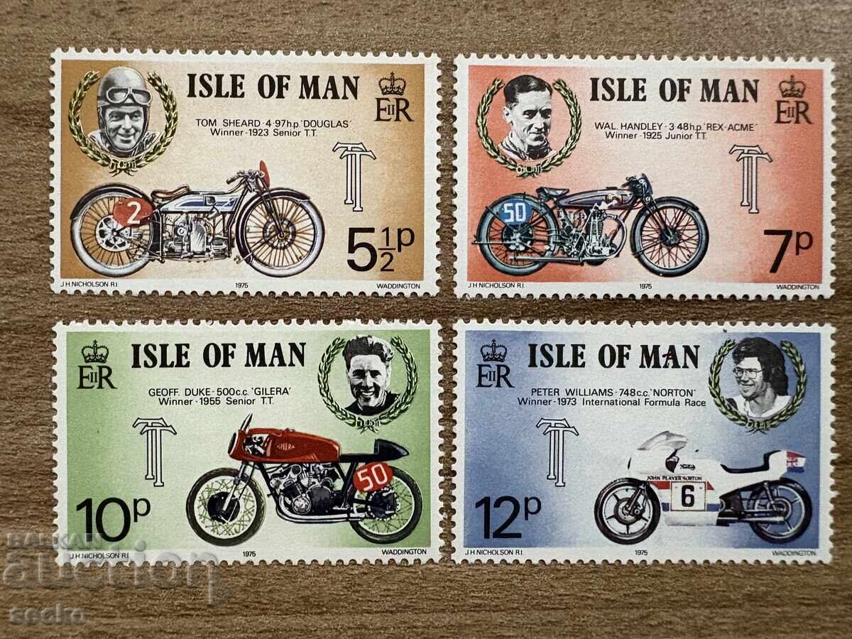 Isle of Man - Νικητές μοτοσυκλετών... (1975) MNH