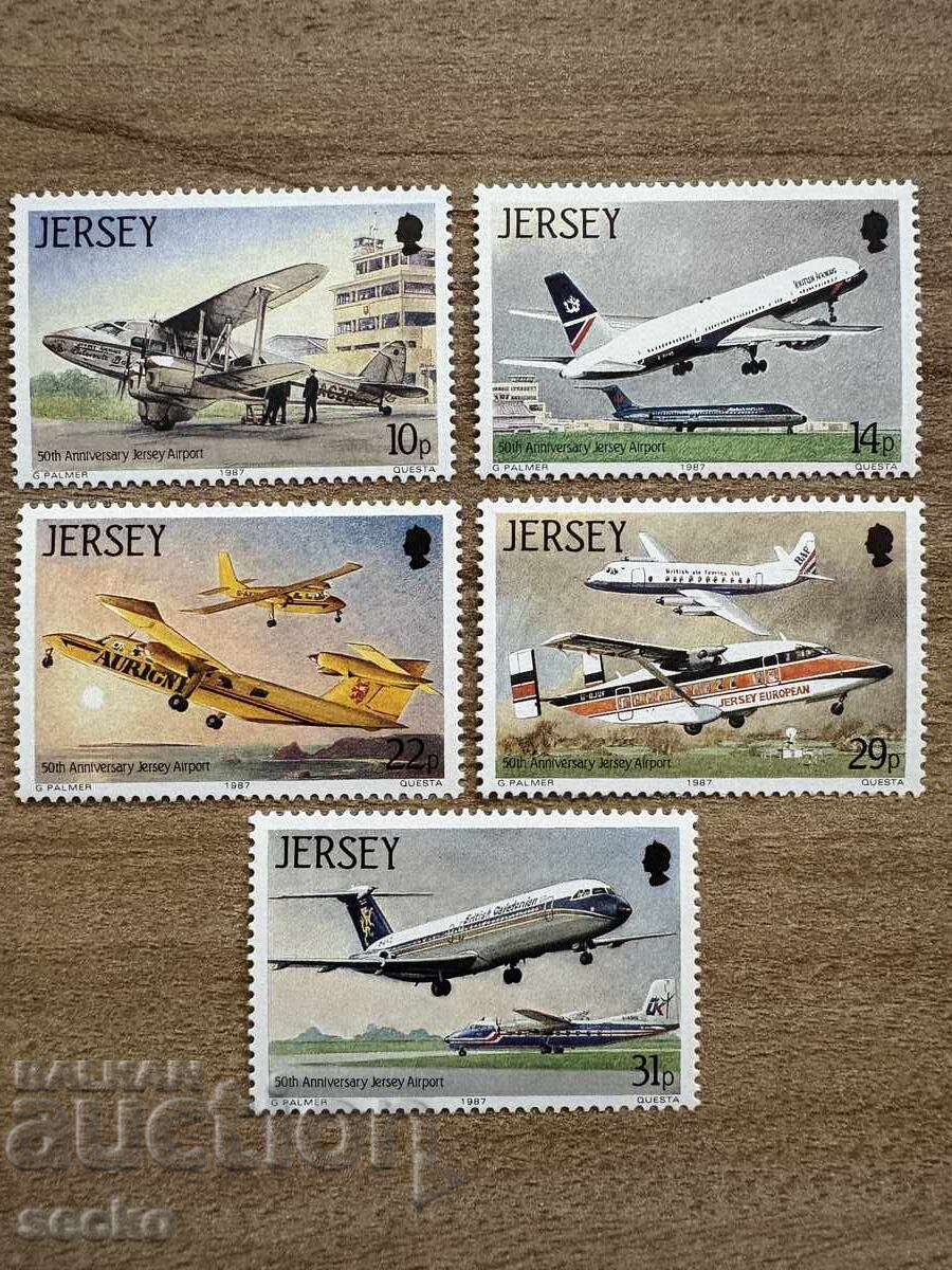 Τζέρσεϊ - 50 ετών Jersey Airport (1987) MNH