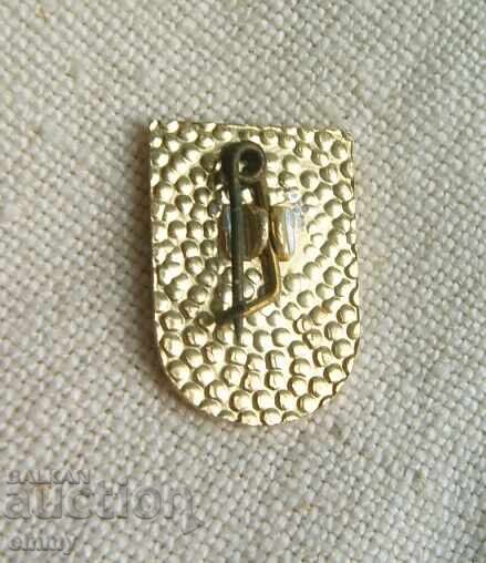 Badge - Technical School TMEM "Nikola Vaptsarov", Sofia with price 2.50 BGN | € 1.28 Badge - Technical School TMEM "Nikola Vaptsarov", Sofia with price 2.50 BGN | € 1.28