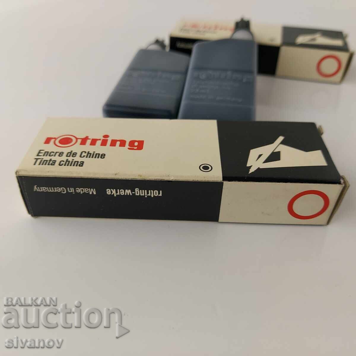 Delivery of Old ink black Rotring Rotring 2 pieces #5755 Delivery of Old ink black Rotring Rotring 2 pieces #5755