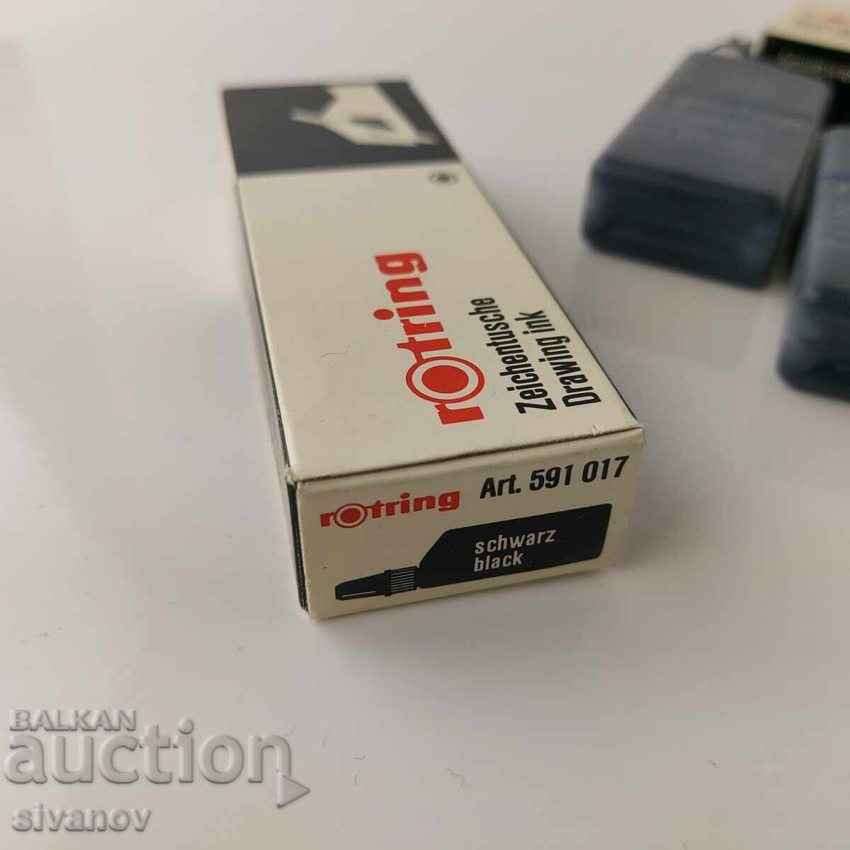 Old ink black Rotring Rotring 2 pieces #5755 - 5 Old ink black Rotring Rotring 2 pieces #5755 - 5