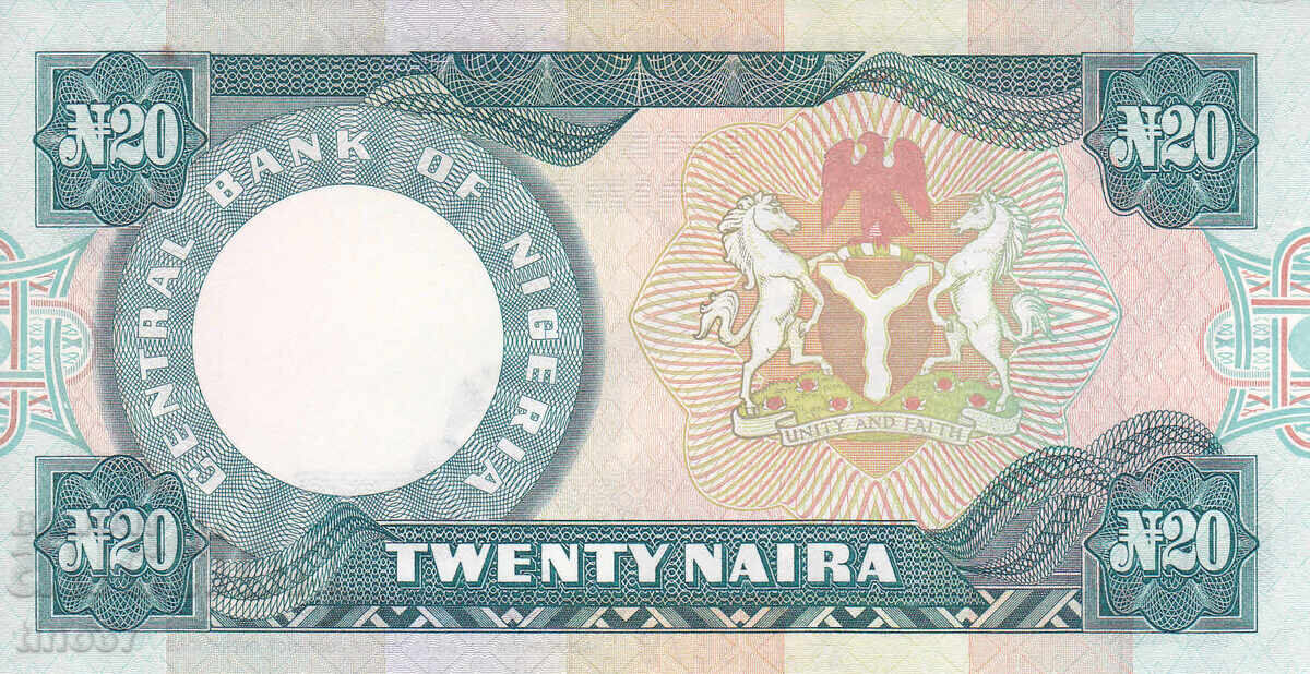 Auction tino37- NIGERIA - 20 NAIRA - 2003 - PAPER - UNC Auction tino37- NIGERIA - 20 NAIRA - 2003 - PAPER - UNC