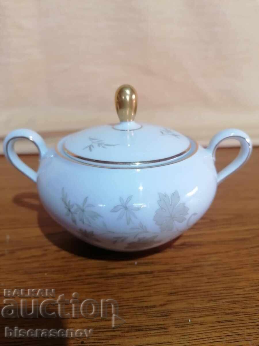 Sugar bowl made of fine Bavarian porcelain Seltmann Weiden Bavaria