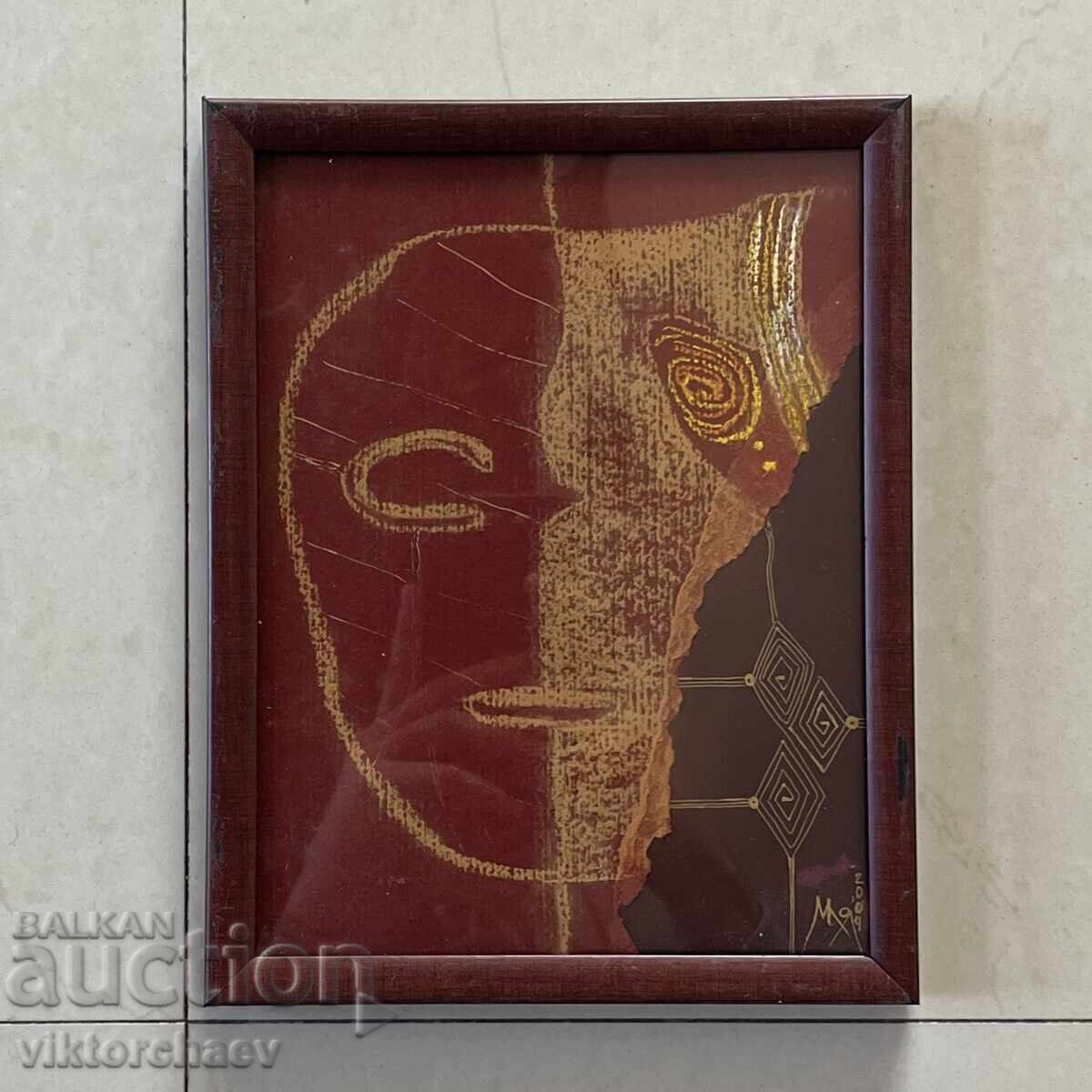 Pictura Maya Mecheva - „Simboluri din Perperikon III” Pictura Maya Mecheva - „Simboluri din Perperikon III”