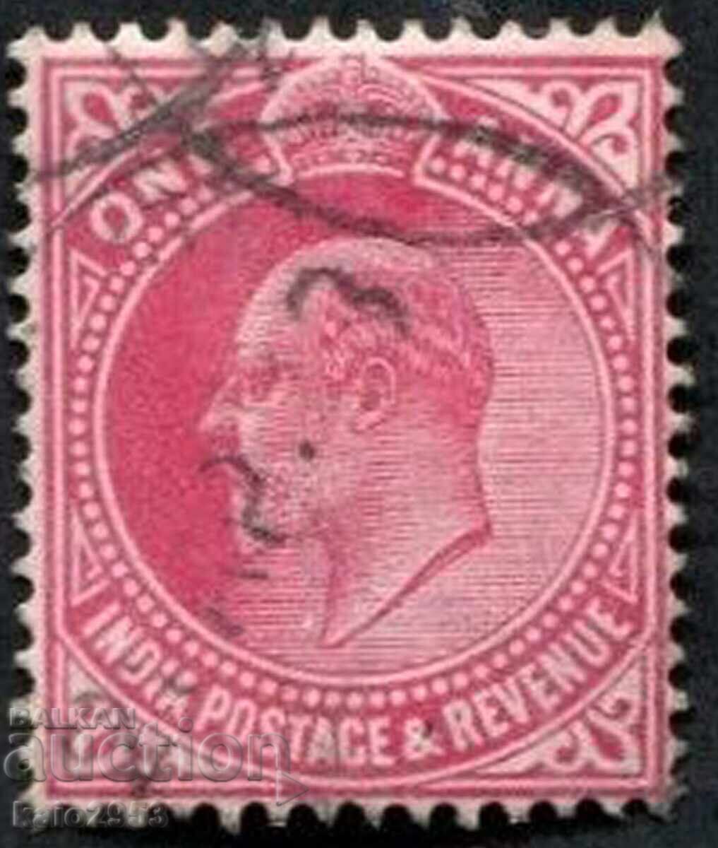 GB/Индия-1903/05-KE VII-редовна,клеймо