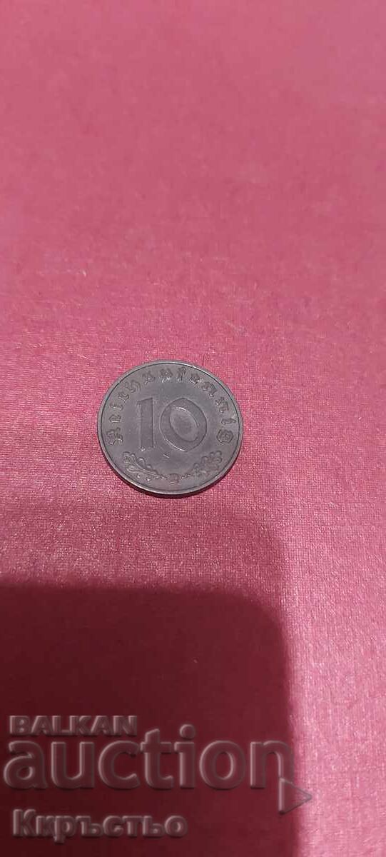 10 pfennitlga 1940 Από 1 αγ.