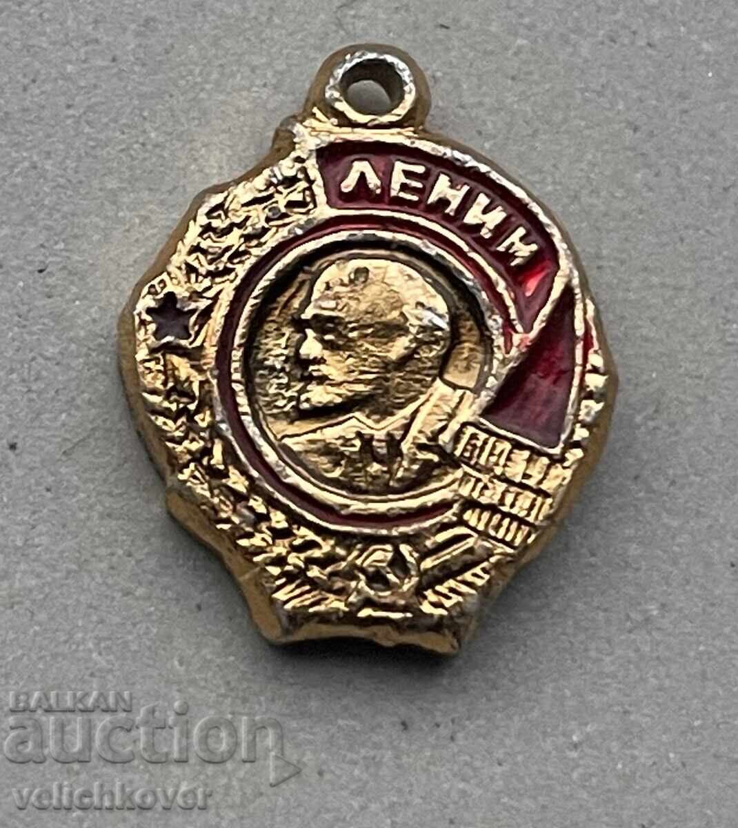 39623 USSR badge miniature Order of Lenin 80s.