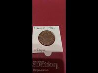 1 skilling 1836 top coin of 1 cent.