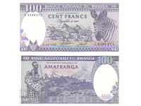 tino37- RWANDA - 100 FRANC - 1982 - UNC