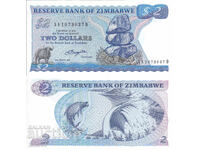 tino37- ZIMBABWE - 2 DOLLARS - 1980 - UNC