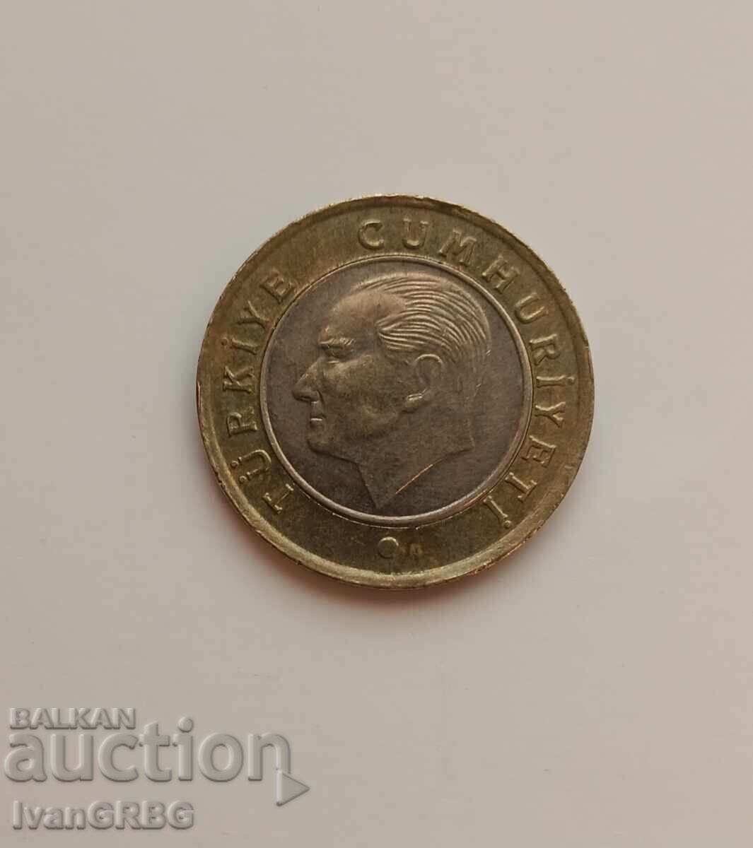 1 lira Turkey 2022 Turkish coin 1 lira 2022 Turkey - 5 1 lira Turkey 2022 Turkish coin 1 lira 2022 Turkey - 5