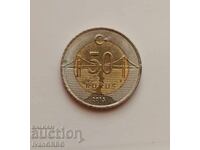 50 Kurush Turkey 2015 Turkish coin 50 Kurush 2015 50 Kurush