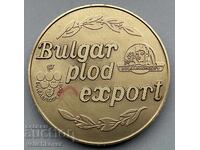 39631 Bulgaria plaque 40 years. Company Bulgar Fruit Export 1987.