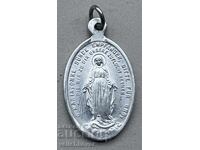 39633 Germany religious badge with Virgin Mary aluminum